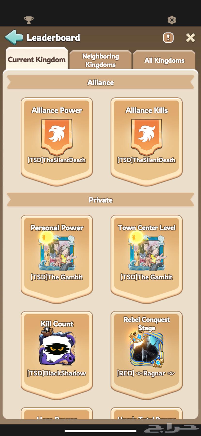 للبيع حساب لعبة Kingshot VIP1064459154300674111