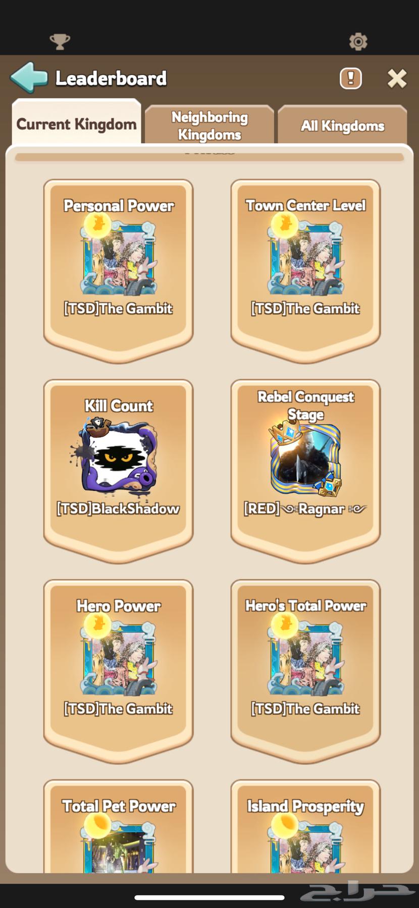 للبيع حساب لعبة Kingshot VIP1064459154300674114