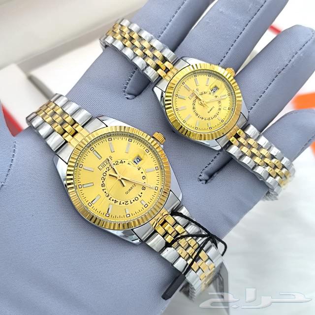 جديدنا أطقم زوجية ساعه شكل رولكس63321552776707111