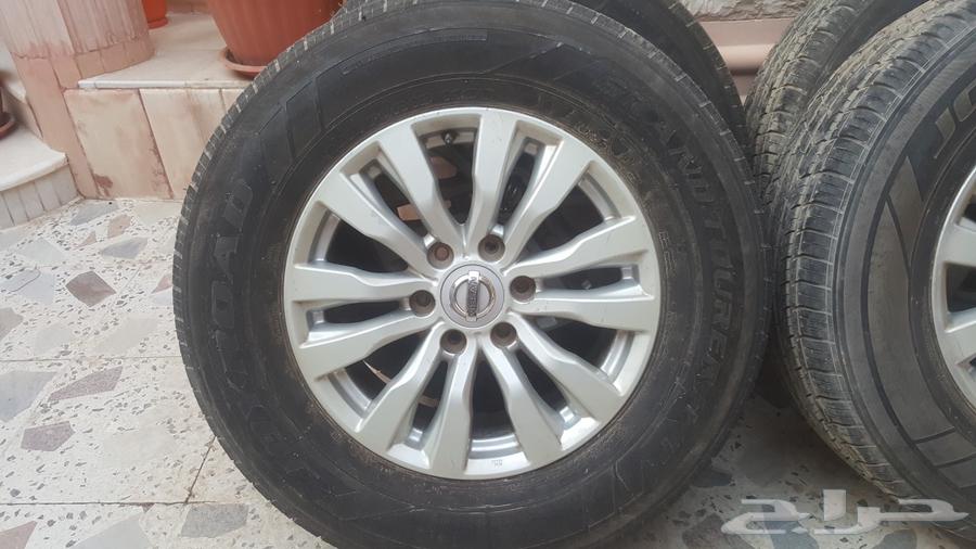 18-inch rims, clean condition, with tires, middle of the bag, petrol63617566697859112