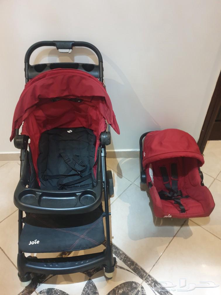 عربة أطفال  كرسي سيارة ماركة joie ب 350 ريال63292373822083114