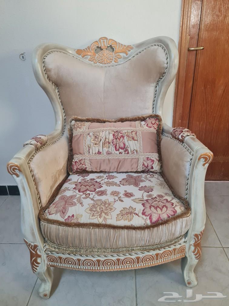 طقم كنب فخم 5 قطع نظيف شارية من الميره استخدام حشمة63291605803266112