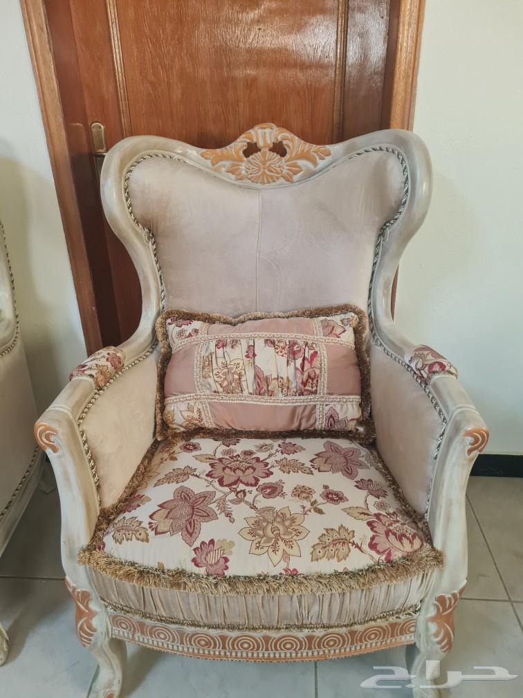 طقم كنب فخم 5 قطع نظيف شارية من الميره استخدام حشمة63291605803266111
