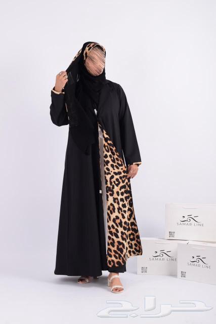 عبايه كريب بليزر مبطنه بنقش التايقر السعر 285632911232145931116