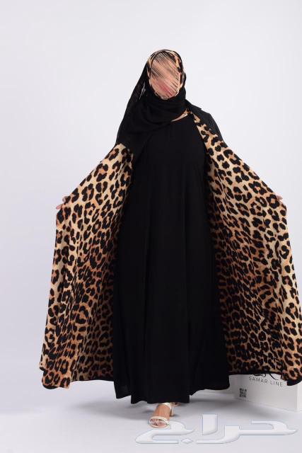 عبايه كريب بليزر مبطنه بنقش التايقر السعر 28563291123214593112