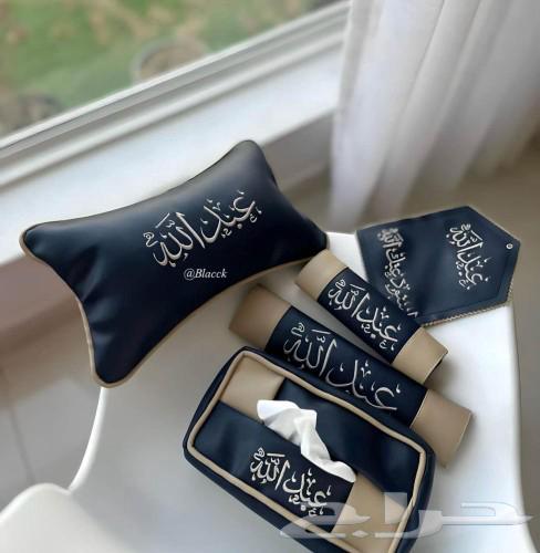 Personalized Name Deskoon Car Seat Cover Set Genuine Leather Luxury63616785502851112
