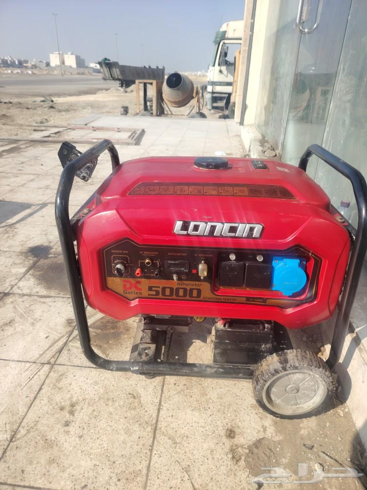 5-kilowatt Lonsun generator, very clean, selling for 1200 riyals only.63262069390339111