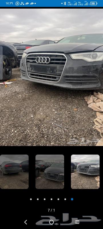 قطع غيار اودي A6 اي 6 تشليح اودي a6 ايه 6 اصليه نظيفه63422015661954114