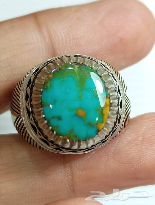 Hosseini turquoise ring from Nishapur633118933715221120