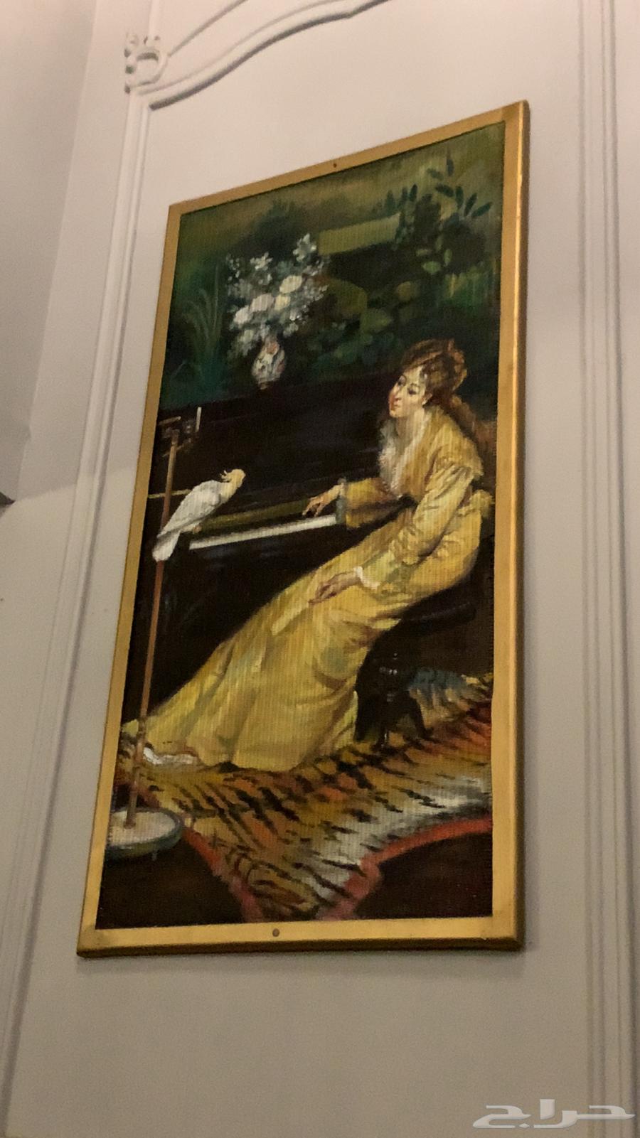 لوحات انتيكا رسم يدوي مترين بمتر64655158289923114