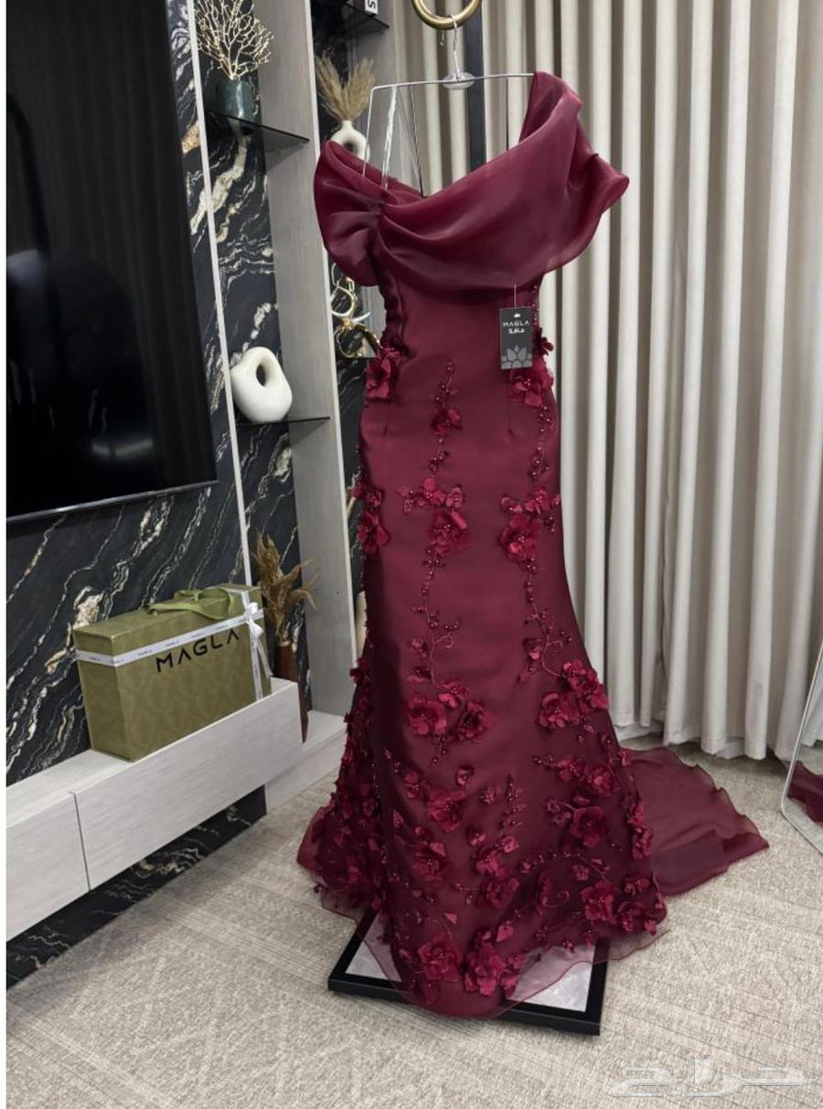 فستان برغندي64654320061955112