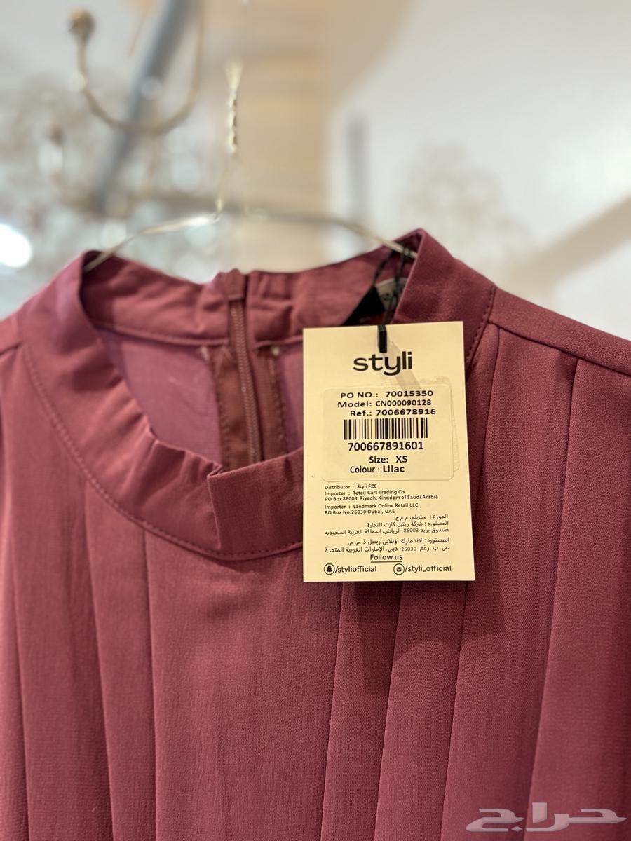 فستان ليلكي جديد بورقته للبيع.64653337081345112