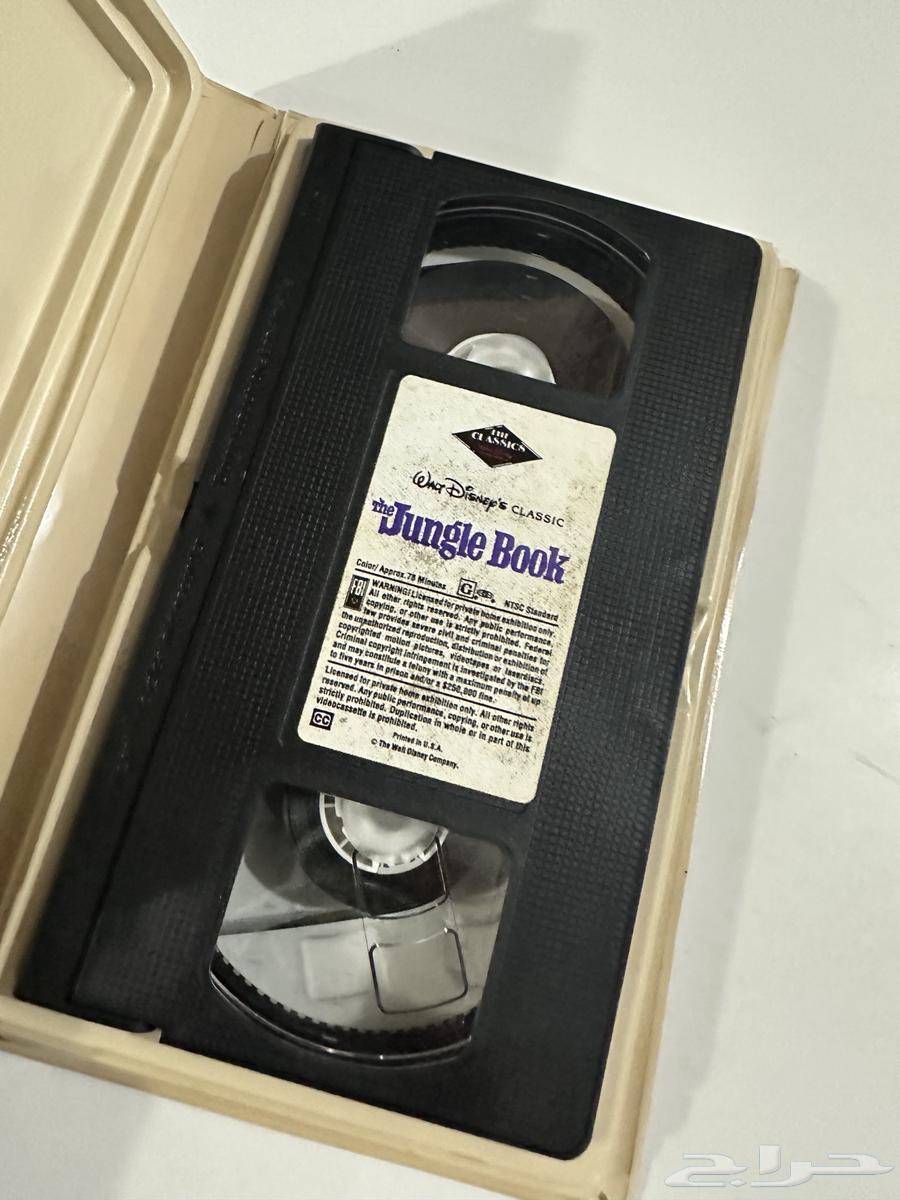 للبيع مجموعة أشرطة أفلام ديزني VHS أصلية (لغة إنجليزية)64498270902018114