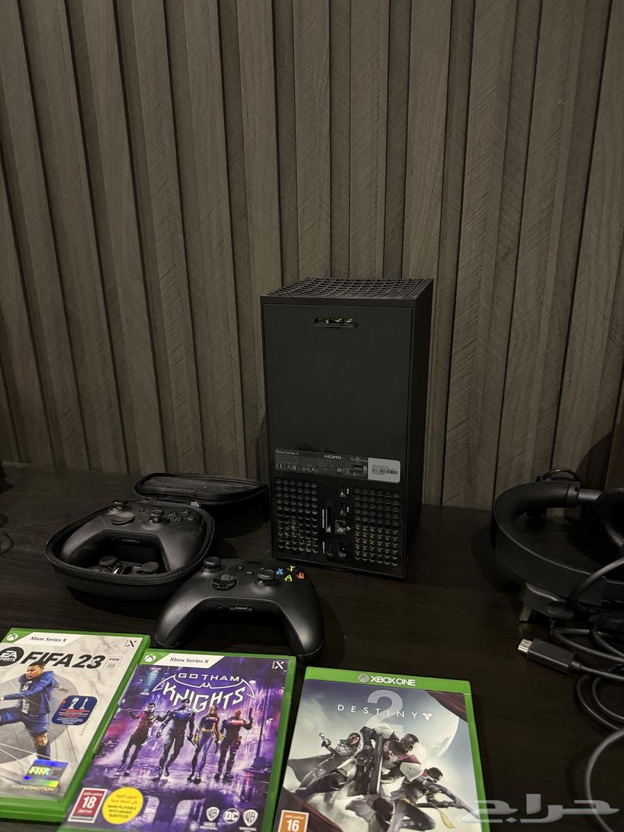 جهاز اكس بوكس سيريس اكس بكامل ملحقاته - Xbox series X64647646824321112