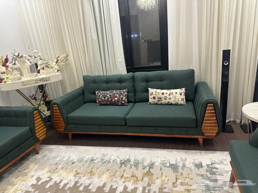 كنب اخضر مرتب64646969882881112