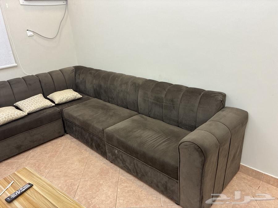 كنب صالة زاوية كبير و نظيف64563743821954113