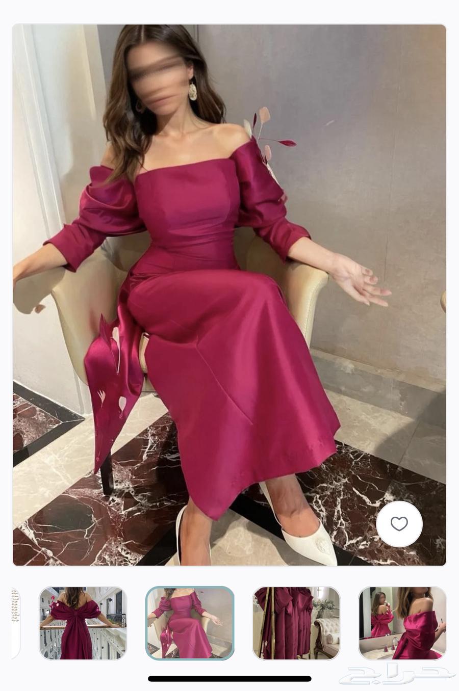 للبيع ب 900 فستان فوشي ضيق64665029459459114