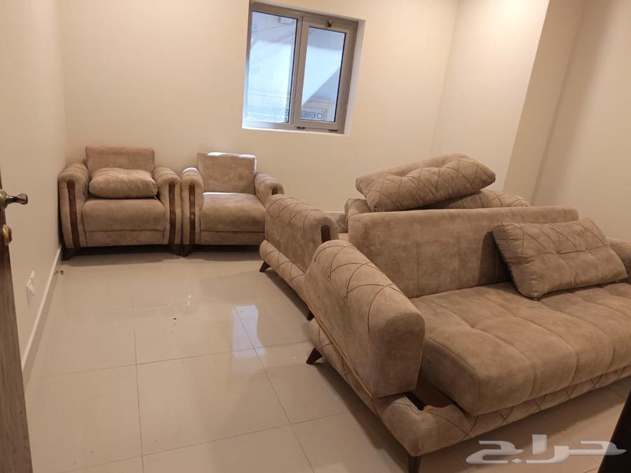 Sofa, service tables, and shower tray for sale64659043174018111
