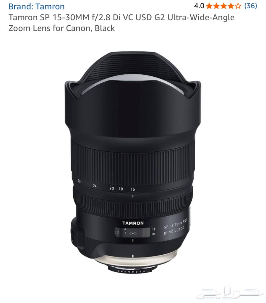 تامرون 15-30 مم ف/2.8 كانون64658092242946113