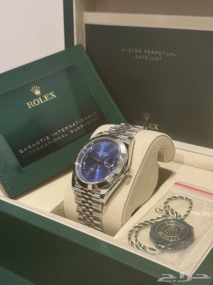 Rolex DateJust Blue Roman رولكس ديت جست ازرق روماني جوبلي64666141693187110
