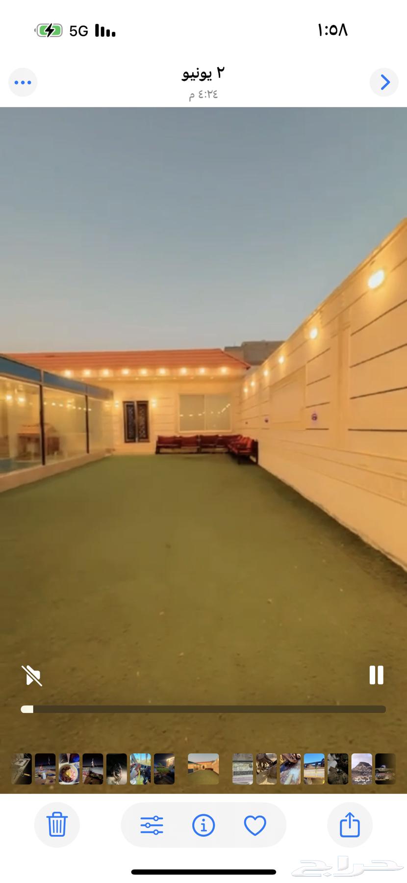 A rest area consisting of two rooms, a hall, an American kitchen, and a courtyard64149424300546110