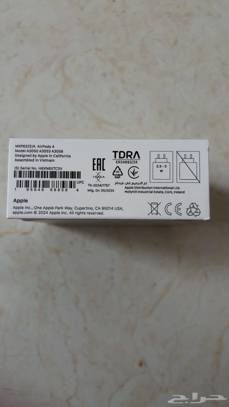 سماعات بلوتوث ابل جديده بكرتونها مافكت ابد64660267925505112