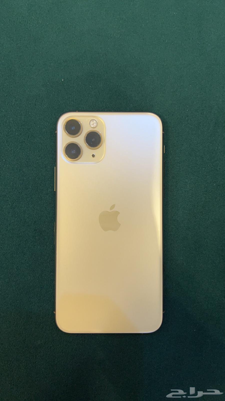 ايفون 11 برو ذهبي 256 شبة جديد للبيع64674415627777110