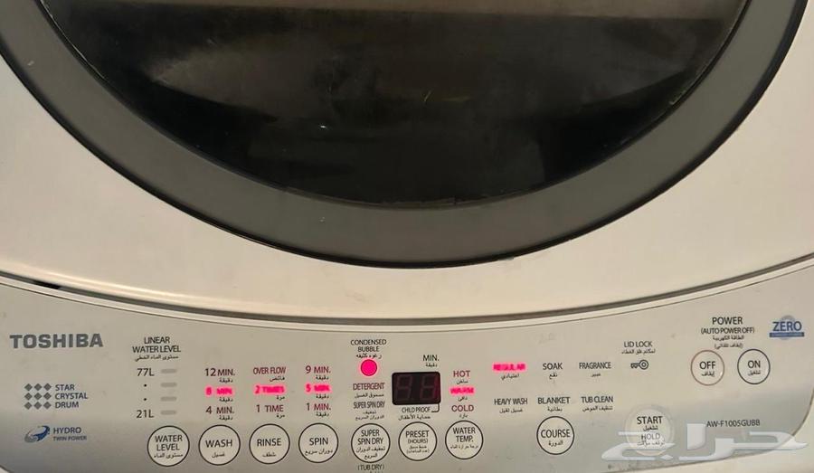 غساله توشيبا 7 كيلو بحاله ممتازه64674028972289110
