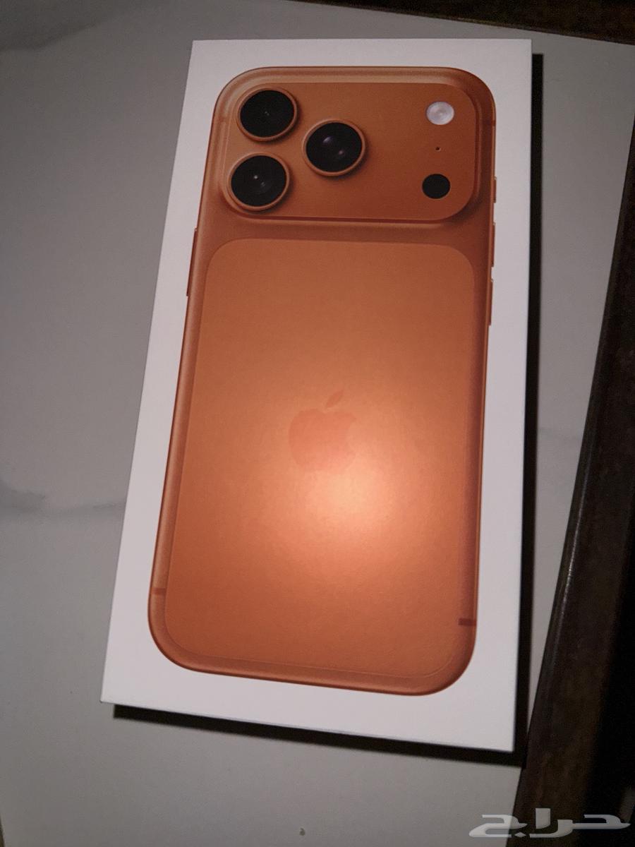 ايفون 17 برو برتقالي كوني 256 قيقا جديد بكرتونه64674453678211111