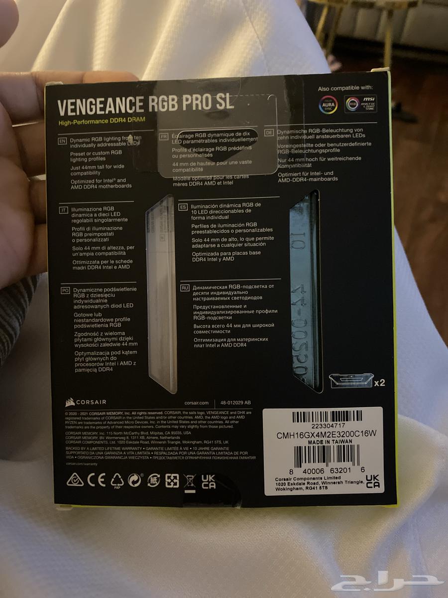 رام 8قيقا DDR4 استخدام شهر64669635748226111