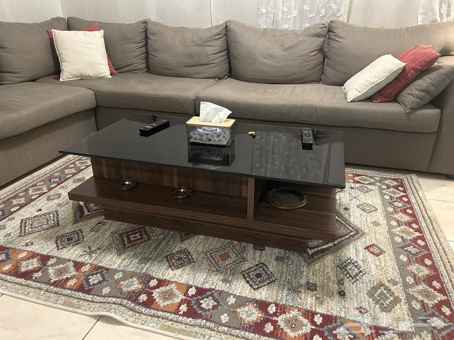 طاولة تلفاز وطاولة قهوة64579650617474114