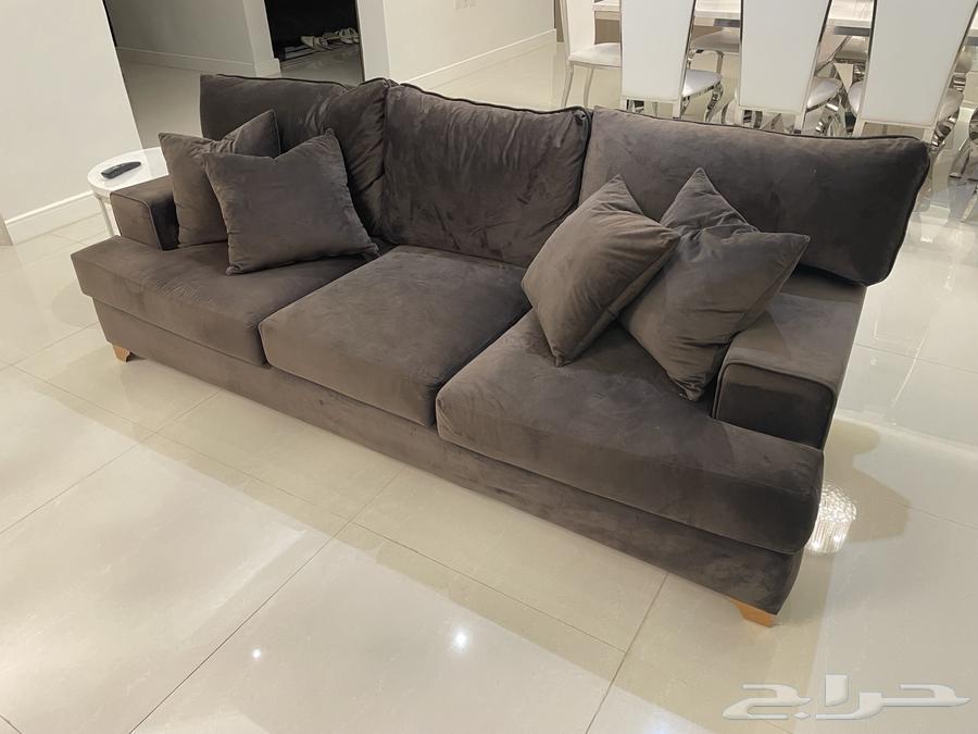 كنب امريكي قطعتين كامل جديد64673531032577112