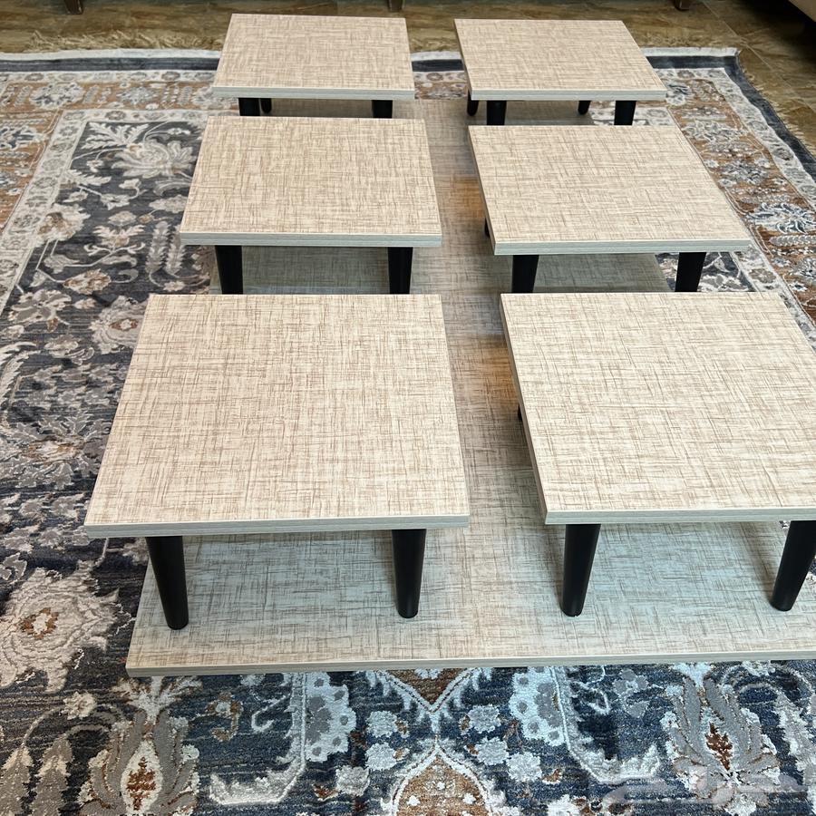 طاولات ( طاوله )ارضيه مع 6 خدمه تفصيل جديده للبيع64667548693891110