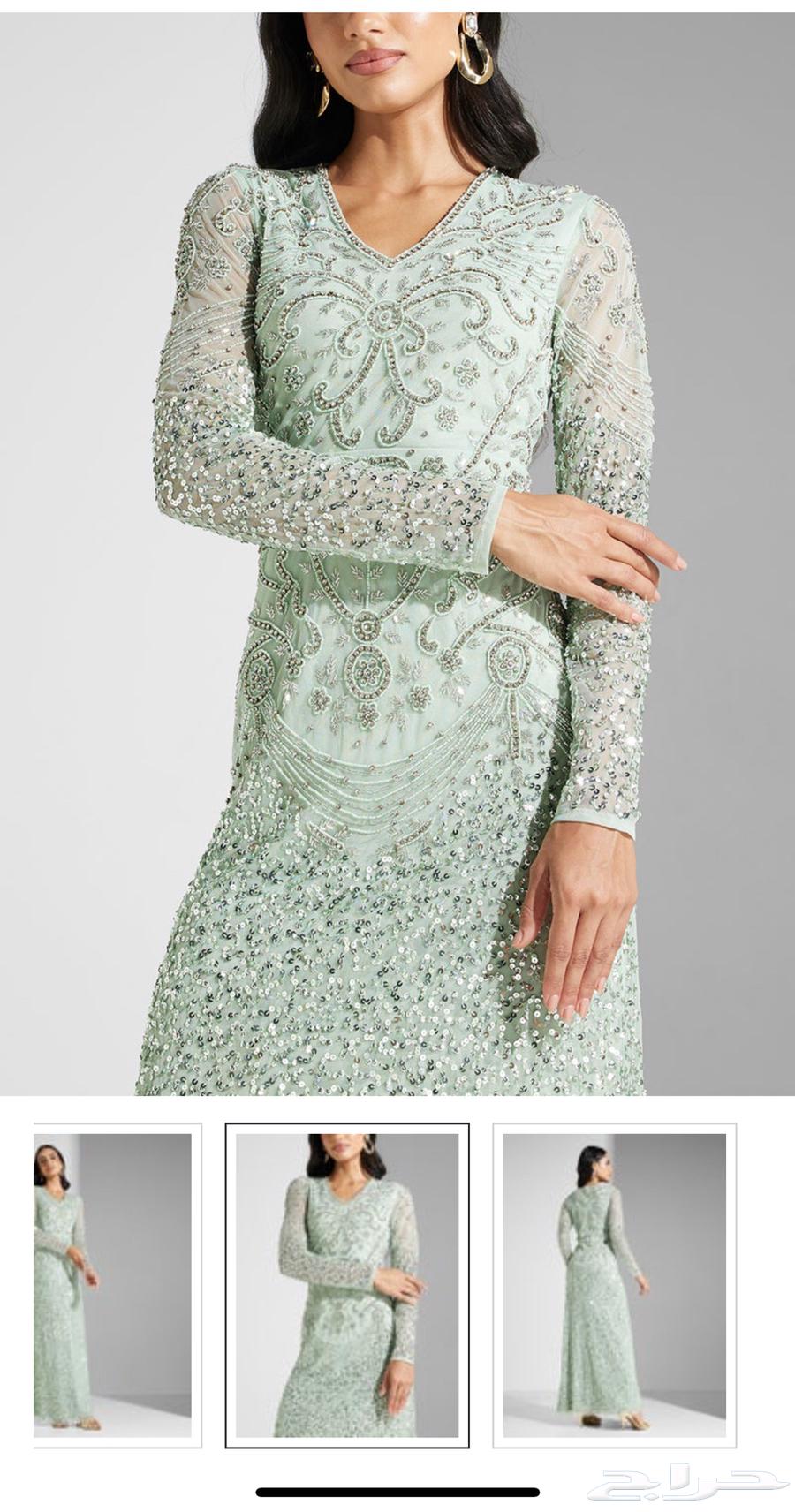 فستان سهره مزين بالترتر64673990571139111