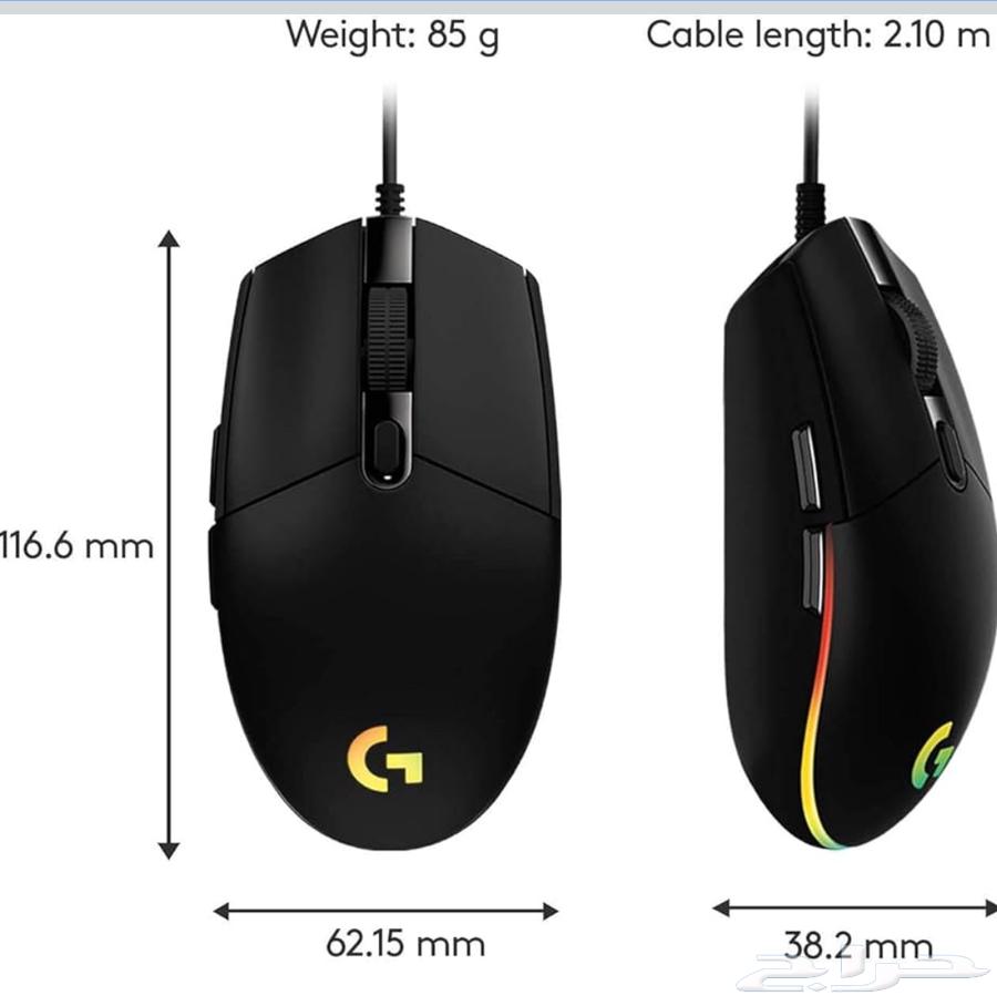 ماوس قيمنق لوجيتك G203 بدقه 8000هيرتز64679261502209111