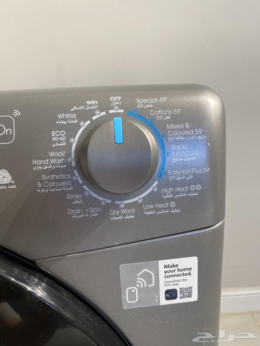 غسالة ونشافة على الضمان وبحالة المصنع64679336890499112