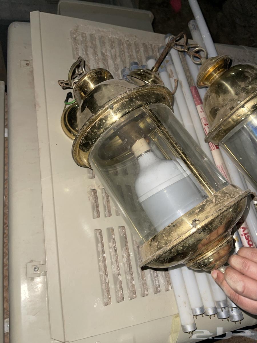 لمبة ثريا فانوس ذهبية vintage مستعملة64676605393409114