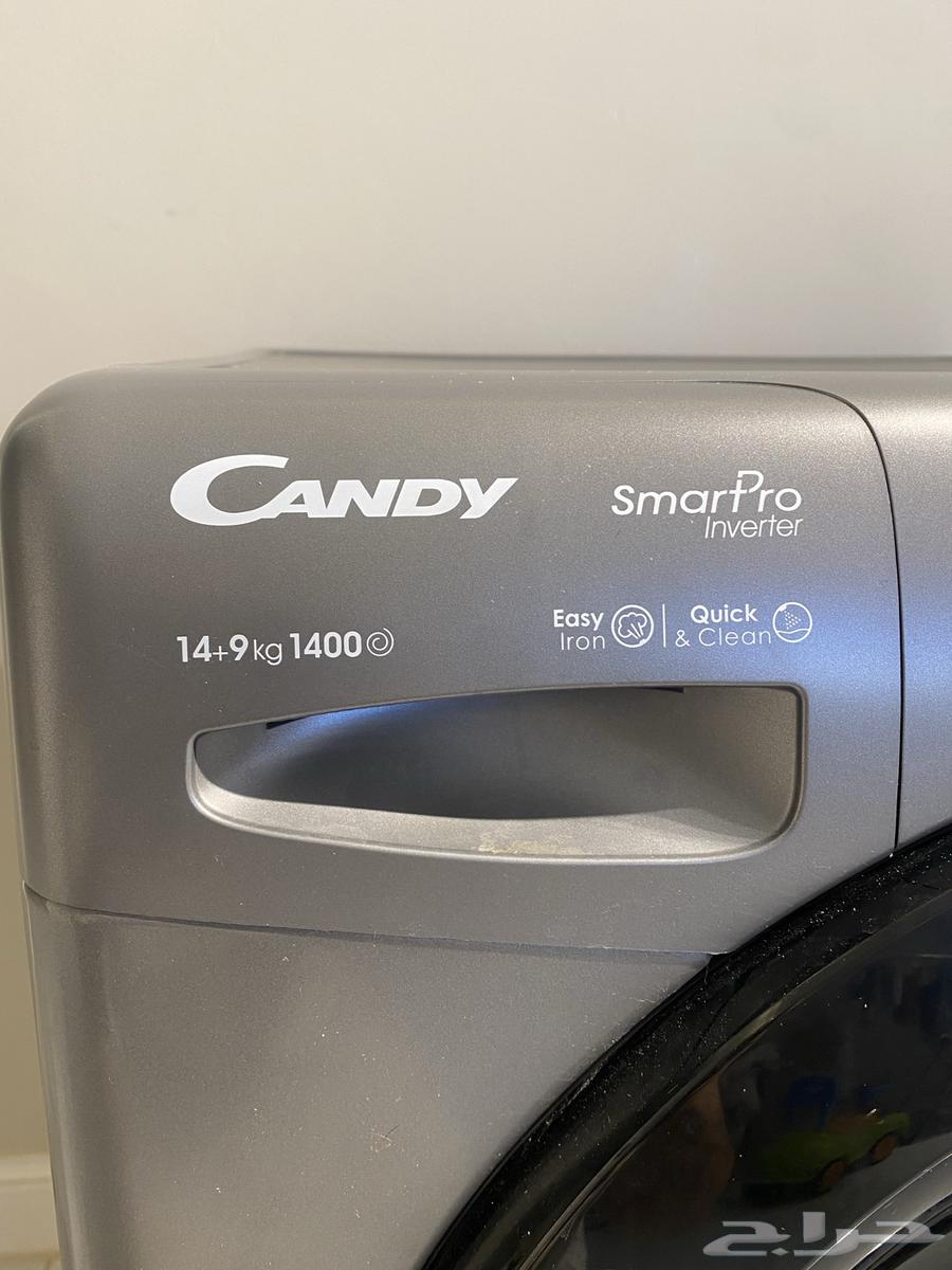 غسالة ونشافة على الضمان وبحالة المصنع64679336890499114