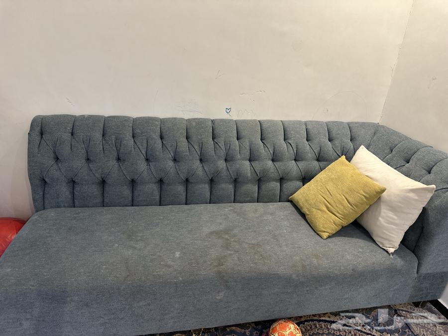 طقمين كنب واحد 4 قطع والثاني حرف L على السوم64677125056898114