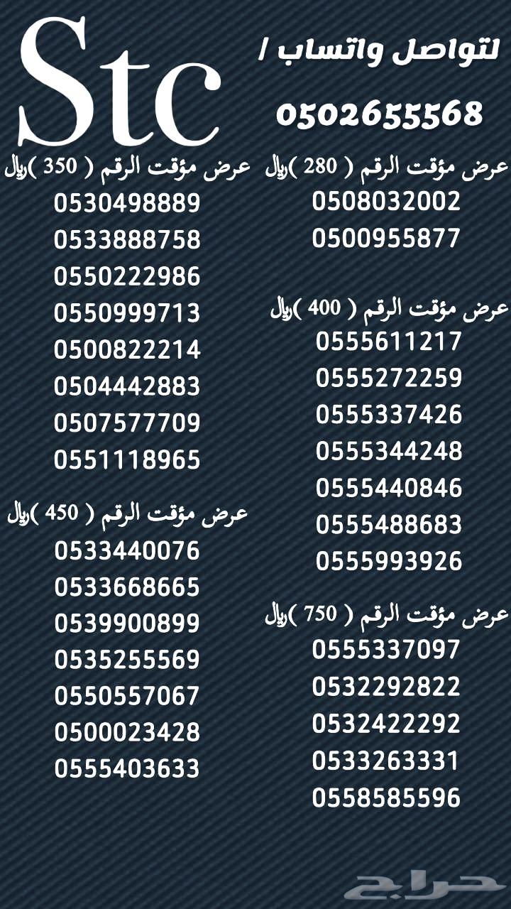 ارقام سوا هايبرد64679324245891113
