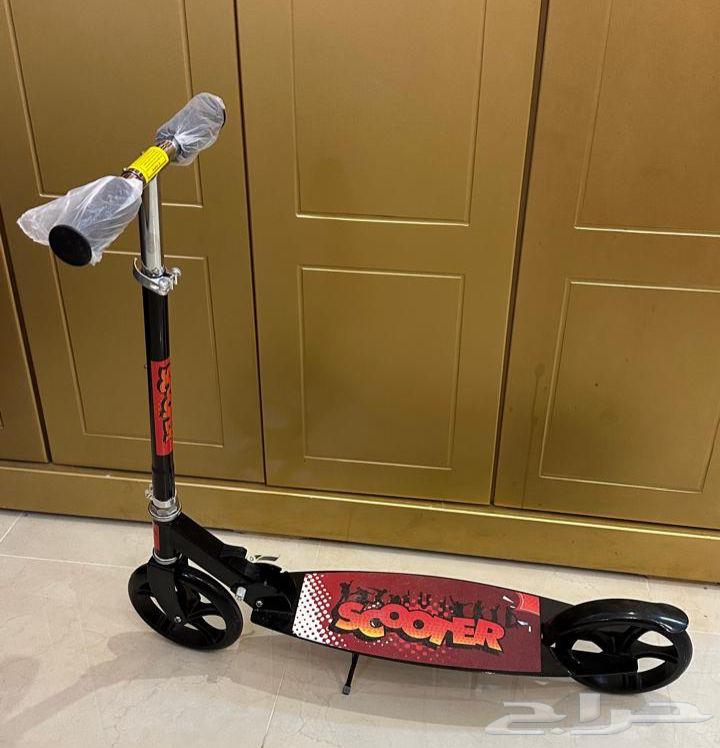 Large-Wheel Scooter with Adjustable Height and Suspension System64680036176129111