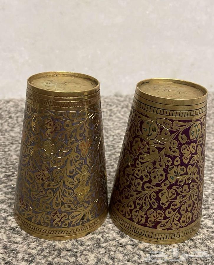 قطع قديمه فانوس الماني قديم ومخزن وكاسات نحاس قديمه64676795349379110