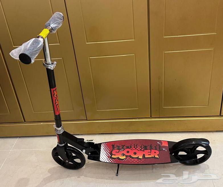 Large-Wheel Scooter with Adjustable Height and Suspension System64680036176129110