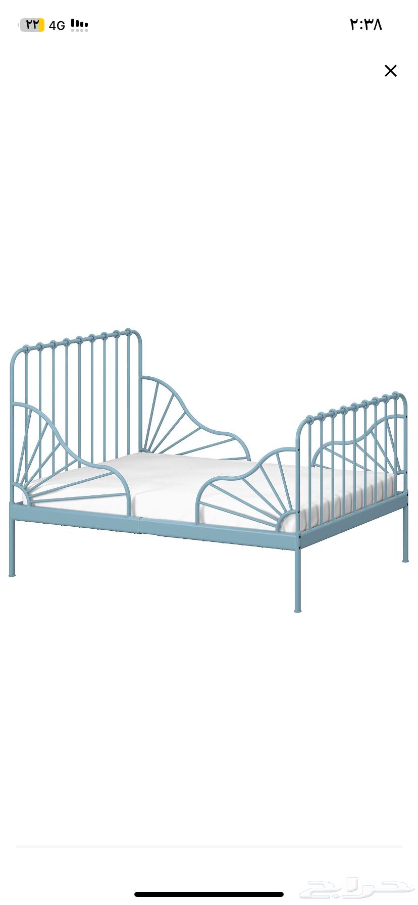 IKEA Baby Bed, Tävani Color, Same Image, Expandable, Used for One Year64677514542338111