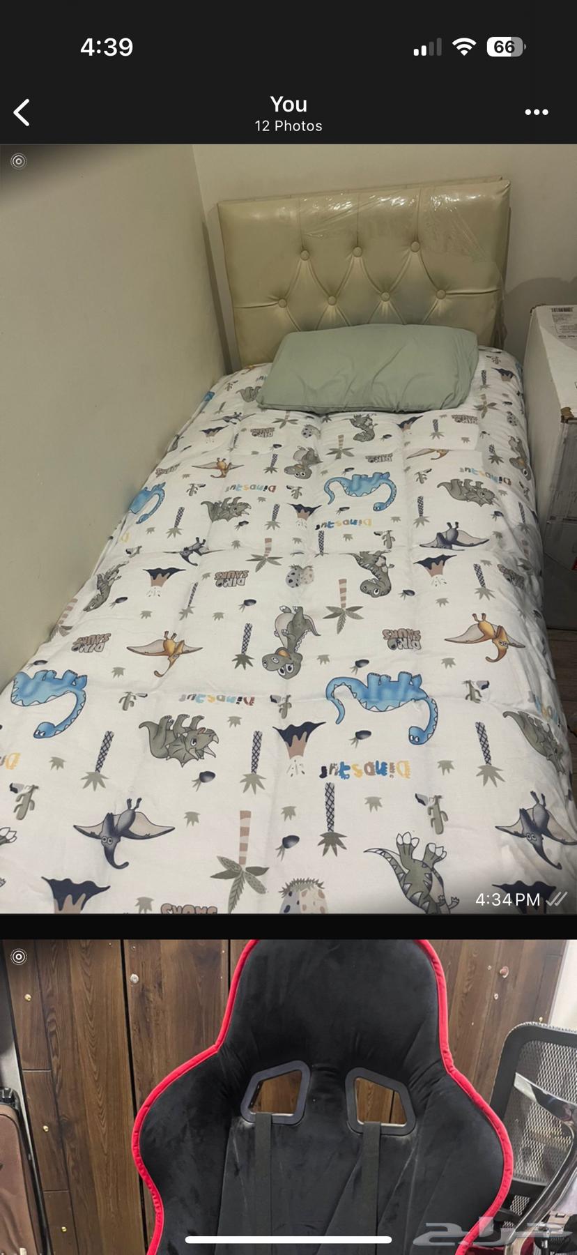 سرير ايكيا و كرسي LEADER وسريرين ودولاب للبيع64677476703873112