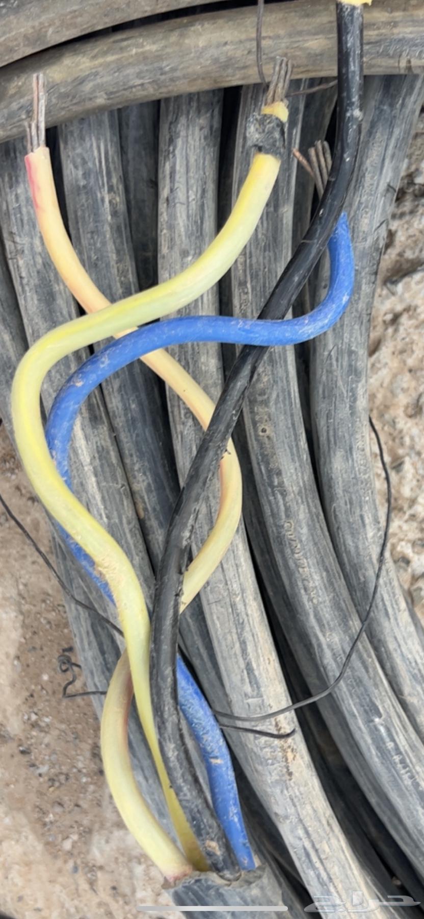 كيبل 25 مل 4 خطوط نحاس الطول 61 متر تقريبا64445459056641112