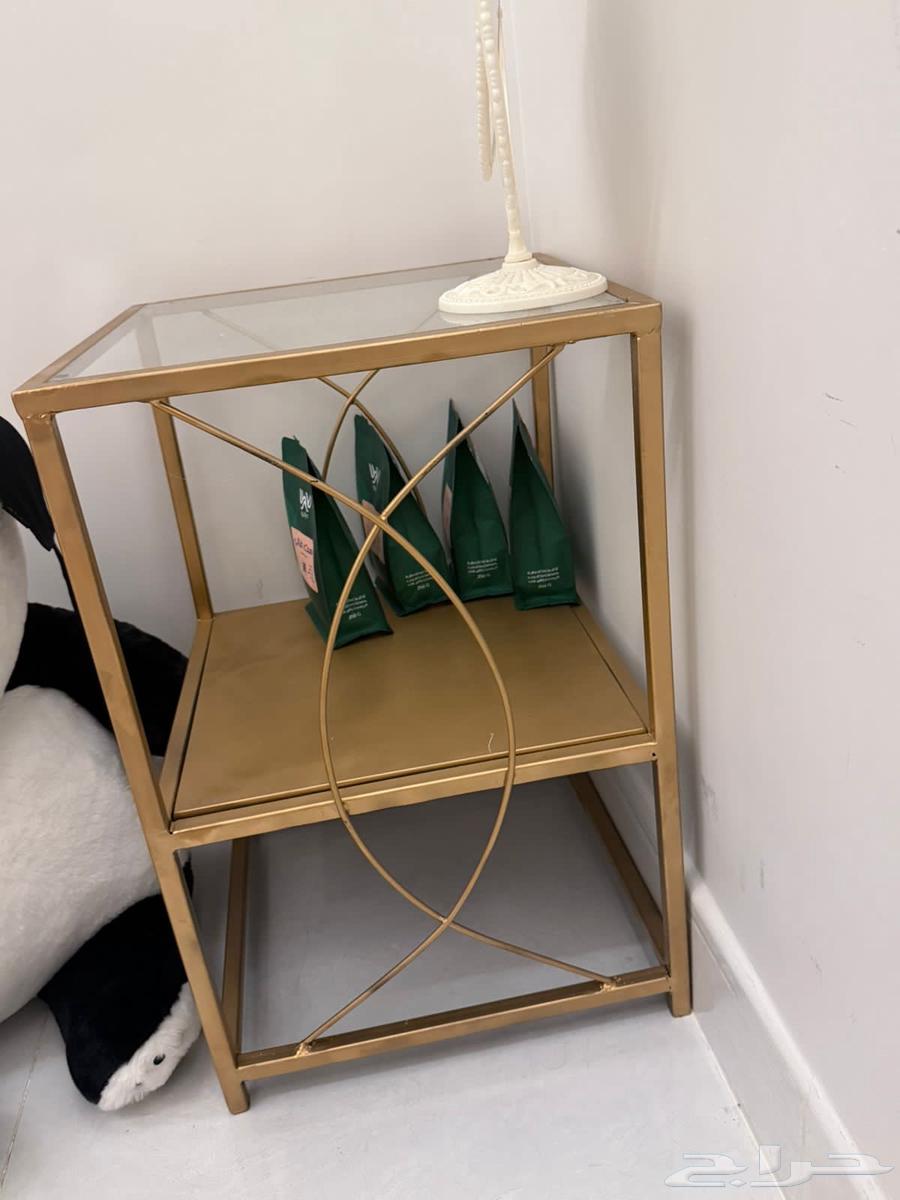 طاوله رخام وحديد64537338114434111