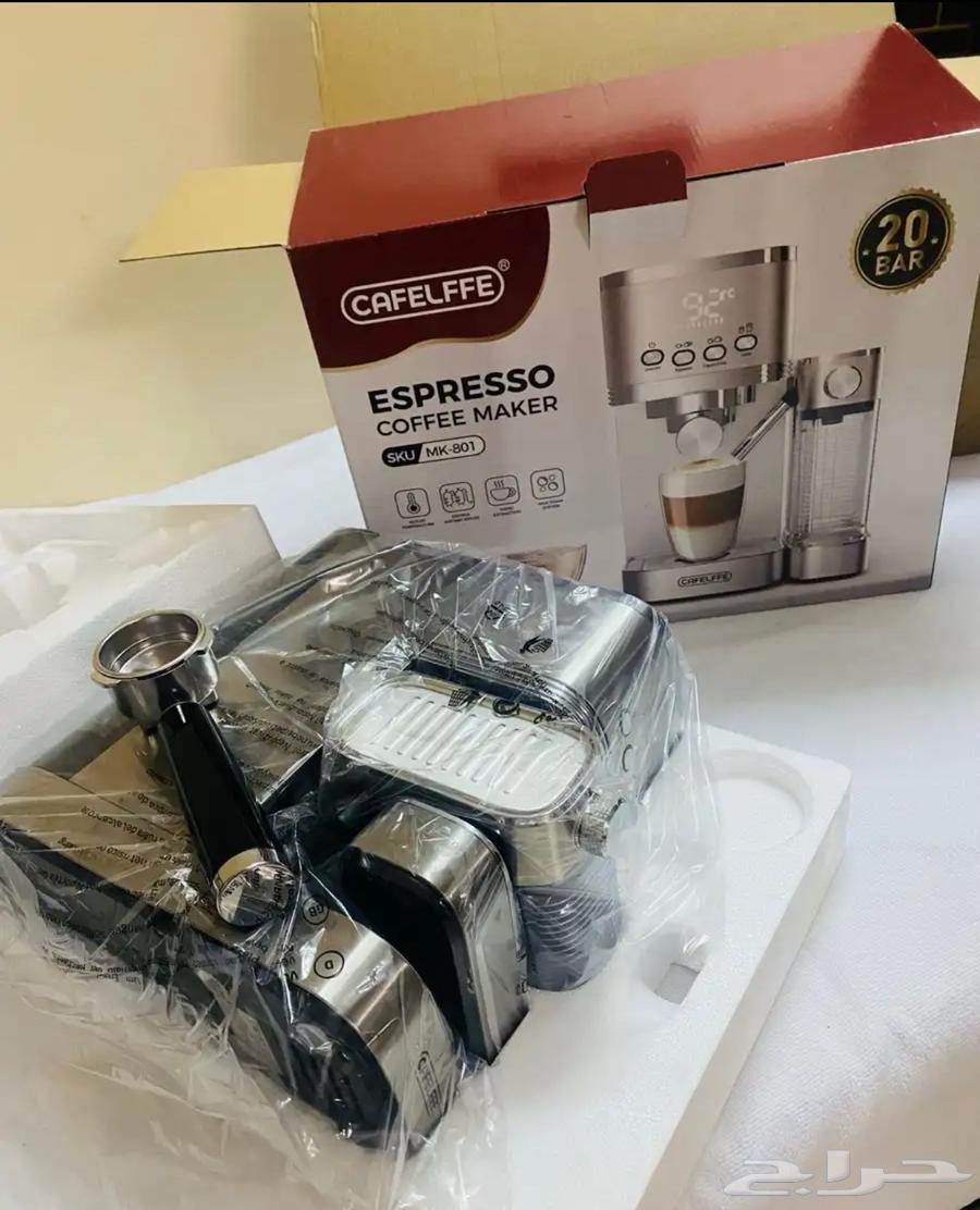 ماكينة قهوة ماركة كافلف جديدة بالكرتون64530642323587112