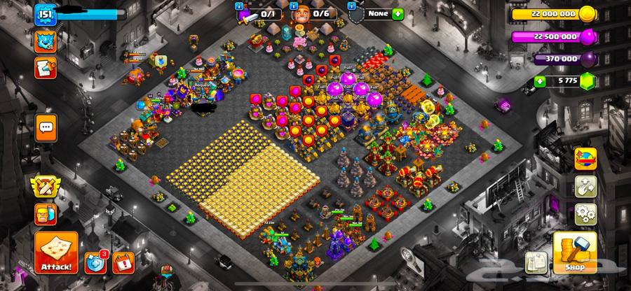 كلاش اوف كلانس تاون 17 نادر64479466052867114