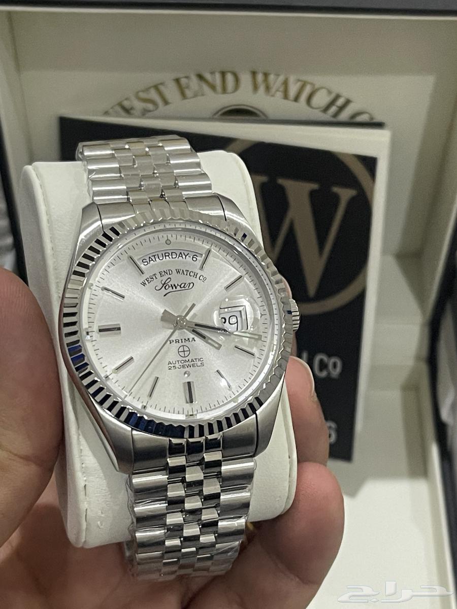 ساعة ويست اند اوتوماتيك 41 سلفر جديدة غير مستخدمة64408680622465112